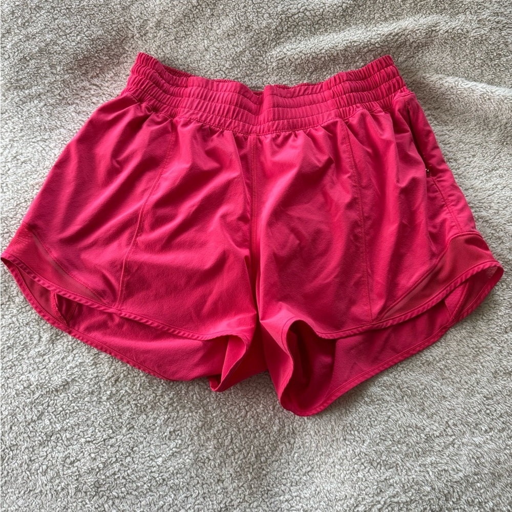 Lululemon Pink Hotty Hot Shorts size 8